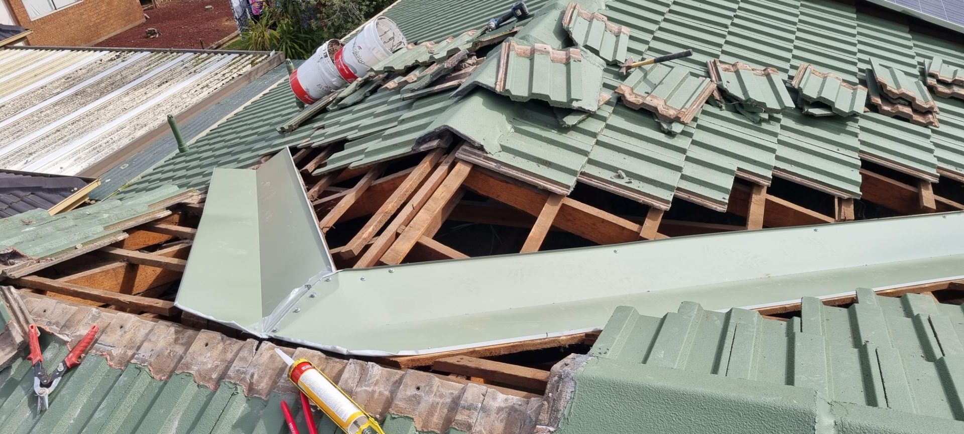 Roof hail damage repair